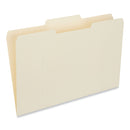Universal Top Tab File Folders, 1/3-Cut Tabs: Center Position, Legal Size, 0.75" Expansion, Manila, 100/Box