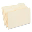 Universal Interior File Folders, 1/3-Cut Tabs: Assorted, Legal Size, 9.5-pt Manila, 100/Box