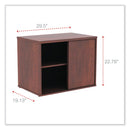Alera Open Office Low Storage Cabinet Credenza, 29 1/2 x 19 1/8x 22 7/8, Cherry