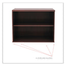 Alera Open Office Low Storage Cabinet Credenza, 29 1/2 x 19 1/8x 22 7/8, Cherry