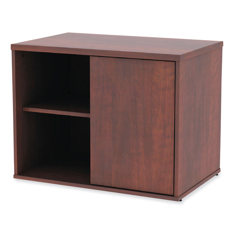 Alera Open Office Low Storage Cabinet Credenza, 29 1/2 x 19 1/8x 22 7/8, Cherry
