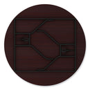 Alera Round Wood Folding Table, 59" Diameter x 29.13h, Mahogany