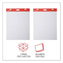 Universal Self-Stick Easel Pad, Unruled, 25 x 30, White, 30 Sheets, 2/Carton