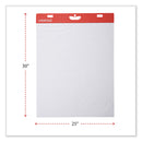 Universal Self-Stick Easel Pad, Unruled, 25 x 30, White, 30 Sheets, 2/Carton