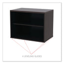Alera Open Office Low Storage Cab Cred, 29.5w x 19.13d x 22.88h, Espresso