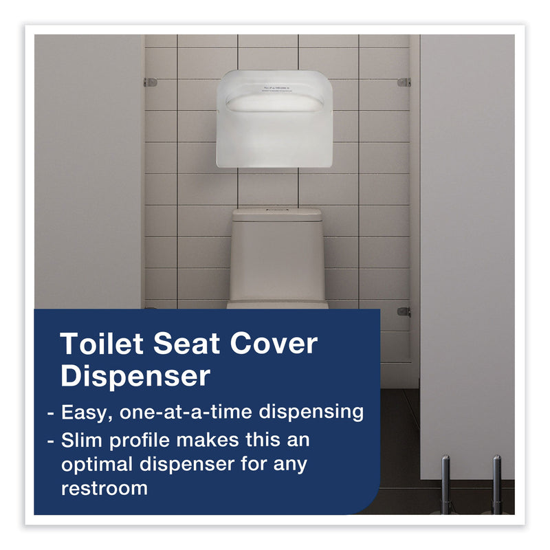 Tork Toilet Seat Cover Dispenser, 16 x 3 x 11.5, White, 12/Carton