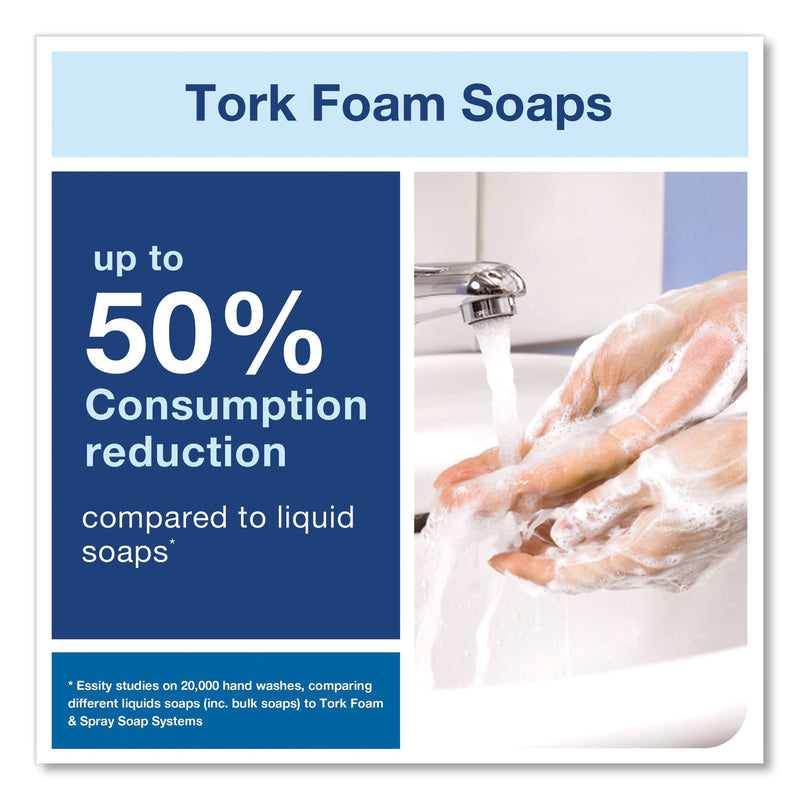 Tork Premium Extra Mild Foam Soap, Unscented, 1 L, 6/Carton