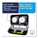 Tork Elevation Coreless High Capacity Bath Tissue Dispenser, 14.17 x 5.08 x 8.23, Black