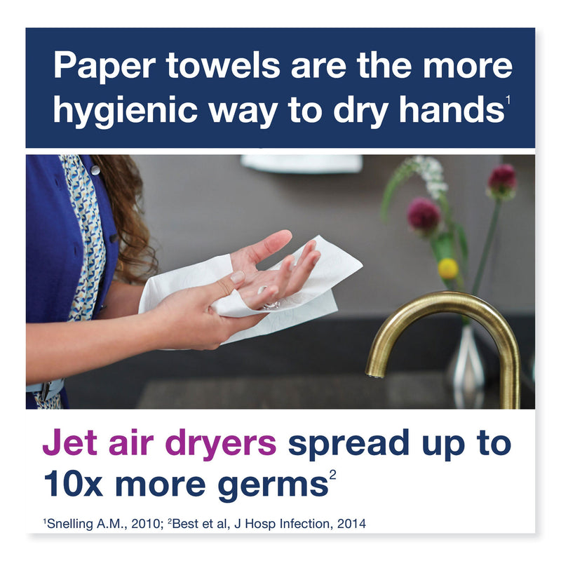 Tork PeakServe Continuous Recessed Cabinet Hand Towel Adapter, 14.37 x 4.29 x 17.72, White