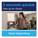 Tork PeakServe Continuous Recessed Cabinet Hand Towel Adapter, 14.37 x 4.29 x 17.72, White