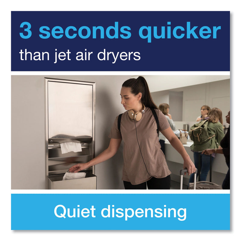 Tork PeakServe Continuous Recessed Cabinet Hand Towel Adapter, 14.37 x 4.29 x 17.72, White