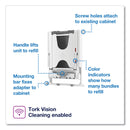 Tork PeakServe Continuous Recessed Cabinet Hand Towel Adapter, 14.37 x 4.29 x 20.35, White