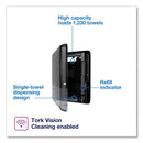 Tork PeakServe Continuous Hand Towel Dispenser, 14.44 x 3.97 x 19.3, Black