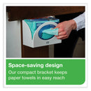 Tork Small Bracket Wiper Dispenser, 8.42 x 4.22 x 5.74, White