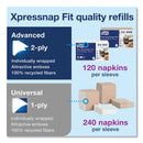 Tork Xpressnap Fit Napkin Dispenser, Countertop, 4.8 x 12.8 x 5.6, Black