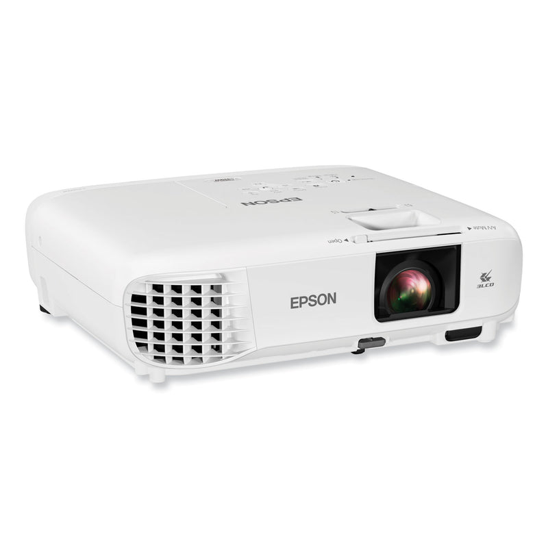 Epson PowerLite 119W 3LCD WXGA Classroom Projector, 4,000 lm, 1280 x 800 Pixels, 1.2x Zoom