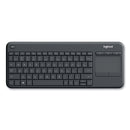 Logitech Wireless Touch Keyboard K400 Plus, Black