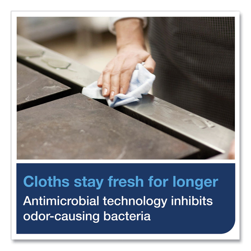 Tork Foodservice Cloth, 13 x 24, Blue, 150/Carton