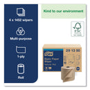 Tork Basic Paper Wiper Roll Towel, 7.68" x 1,150 ft, Natural, 4 Rolls/Carton