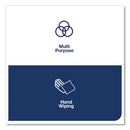 Tork Basic Paper Wiper Roll Towel, 7.68" x 1,150 ft, Natural, 4 Rolls/Carton