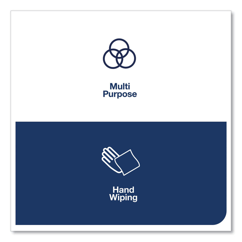 Tork Paper Wiper Roll Towel, 7.68" x 1,150 ft, White, 4 Rolls/Carton