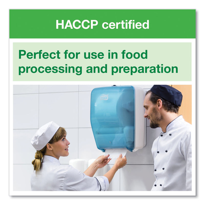 Tork Paper Wiper Roll Towel, 7.68" x 1,150 ft, White, 4 Rolls/Carton