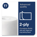 Tork Advanced High Capacity Bath Tissue, Septic Safe, 2-Ply, Coreless, White, 1,000 Sheets/Roll, 36 Rolls/Carton