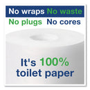 Tork Advanced High Capacity Bath Tissue, Septic Safe, 2-Ply, Coreless, White, 1,000 Sheets/Roll, 36 Rolls/Carton