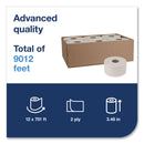 Tork Advanced Jumbo Bath Tissue, Septic Safe, 2-Ply, White, 3.48" x 751 ft, 12 Rolls/Carton