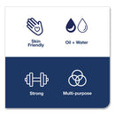 Tork Industrial Paper Wiper, 4-Ply, 11 x 15.75, Blue, 375 Wipes/Roll, 2 Rolls/Carton