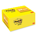 Post-it Original Pads in Canary Yellow, Value Pack, 1.38" x 1.88", 100 Sheets/Pad, 24 Pads/Pack