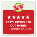 Scotch-Brite Lint Roller, Heavy-Duty Handle, 30 Sheets/Roller, 24 Rollers/Carton