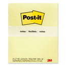 Post-it Original Pads in Canary Yellow, 3" x 5", 100 Sheets/Pad, 12 Pads/Pack