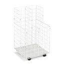 Safco Wire Roll Files, 4 Compartments, 16.25w x 16.5d x 30.5h, White