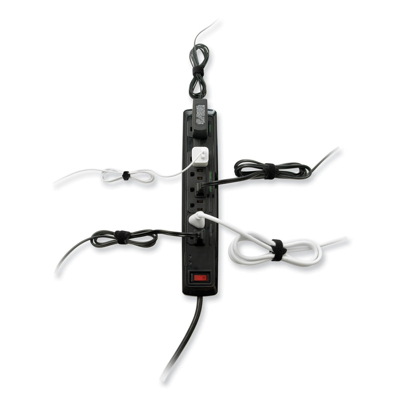 VELCRO ONE-WRAP Ties and Straps, 0.5" x 8", Assorted Colors, 60/Pack