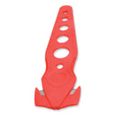 Westcott Safety Cutter, 1.2" Blade, 5.75" Plastic Handle, Red, 5/Pack