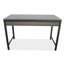 Workspace by Alera Modern Writing Desk, 47.24" x 23.62" x 29.92", Gray