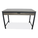 Workspace by Alera Modern Writing Desk, 47.24" x 23.62" x 29.92", Gray