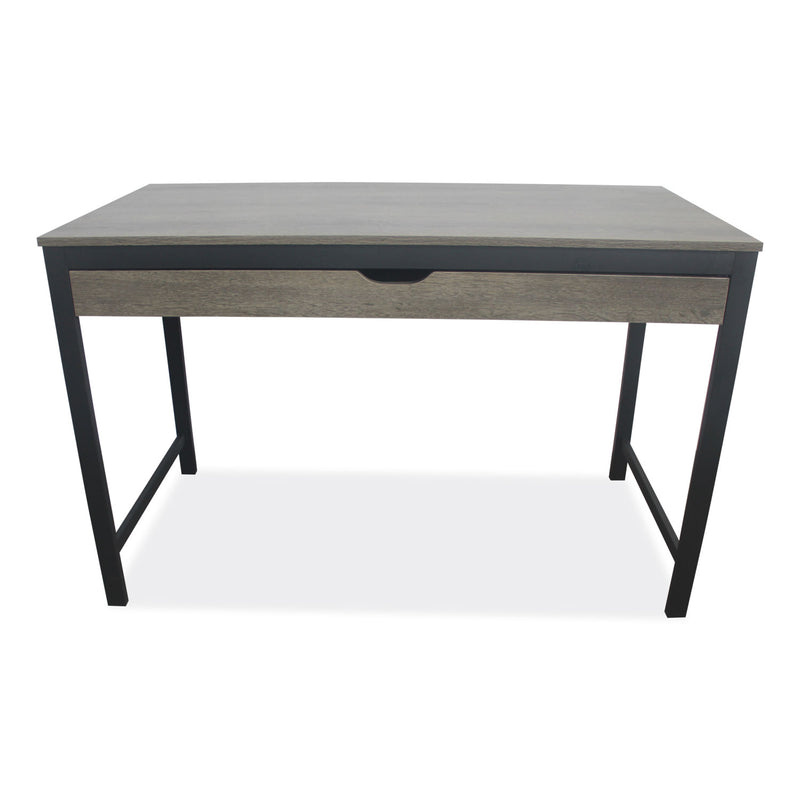 Workspace by Alera Modern Writing Desk, 47.24" x 23.62" x 29.92", Gray