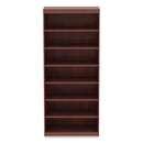 Alera Valencia Series Square Corner Bookcase, Seven-Shelf, 35.63w x 11.81d x 83.86h, Cherry