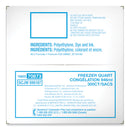 Ziploc Double Zipper Freezer Bags, 1 qt, 2.7 mil, 7" x 7.75", Clear, 300/Carton