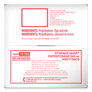 Ziploc Double Zipper Storage Bags, 1 qt, 1.75 mil, 7" x 7.75", Clear, 500/Box