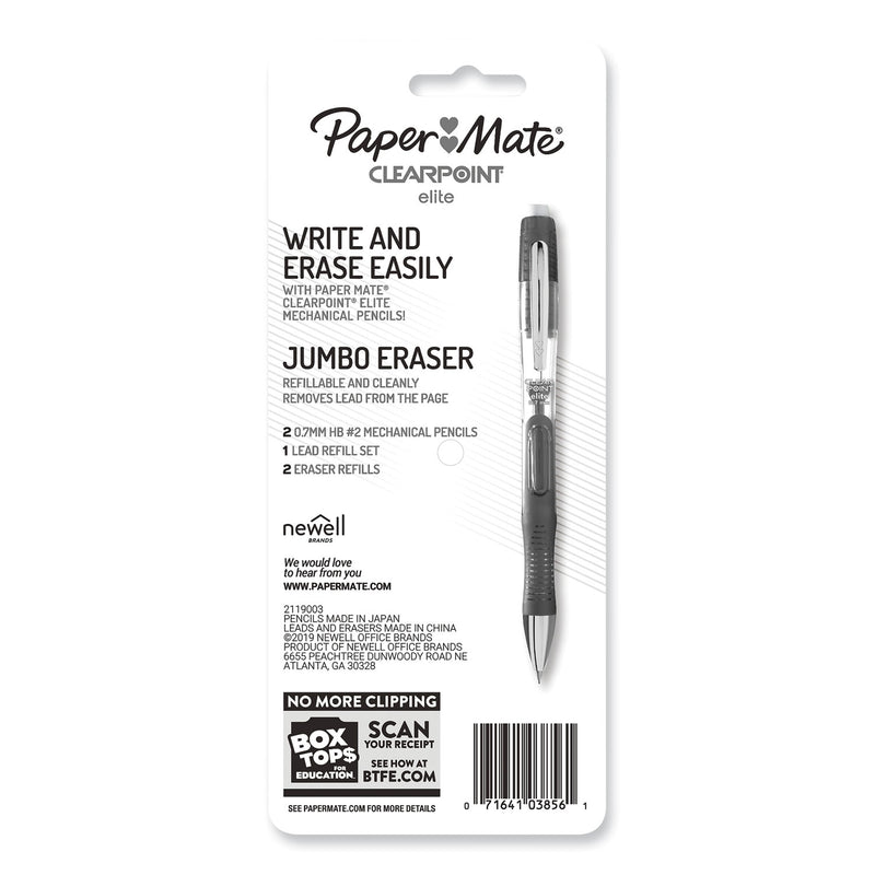 Paper Mate Clearpoint Elite Mechanical Pencils, 0.7 mm, HB (