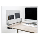 deflecto Oasis Privacy Panel, 24 x 2.7 x 16.36, Gray