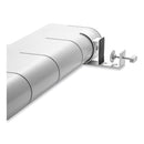 deflecto Oasis Privacy Panel, 24 x 2.7 x 16.36, Gray