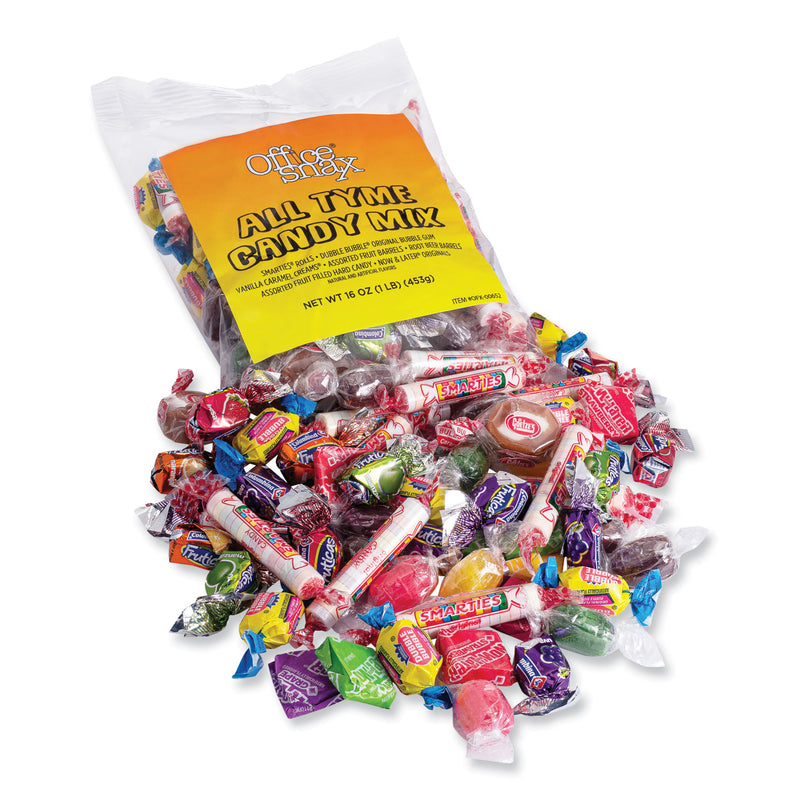 Office Snax Candy Assortments, All Tyme Candy Mix, 1 lb Bag