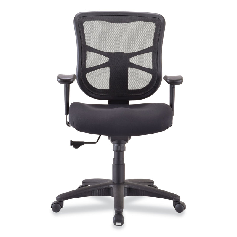 Alera Elusion Series Mesh Mid-Back Swivel/Tilt Chair, Supports Up to 275 lb, 17.9" to 21.8" Seat Height, Black