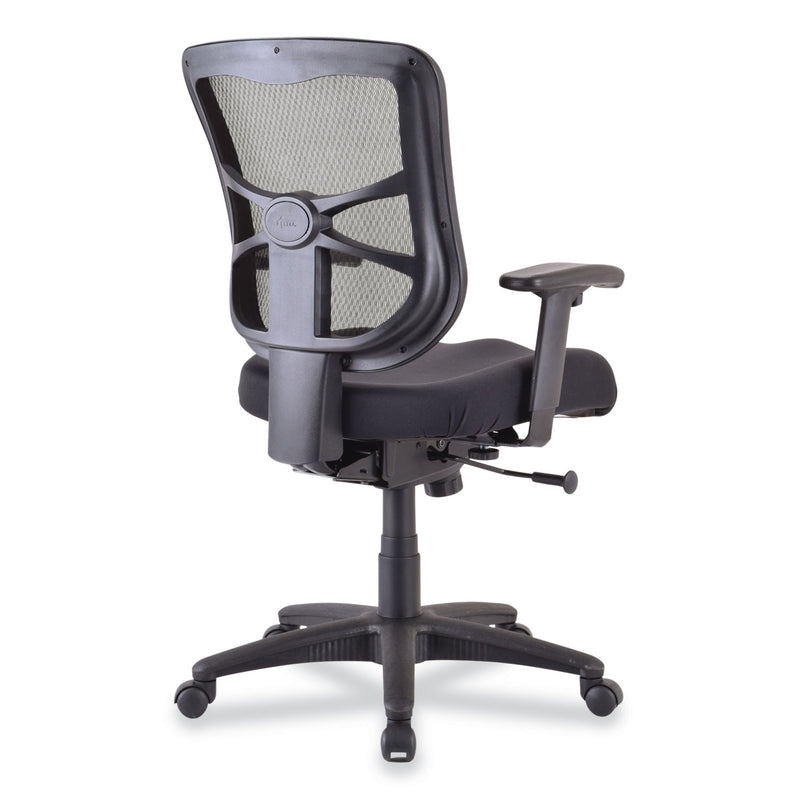 Alera Elusion Series Mesh Mid-Back Swivel/Tilt Chair, Supports Up to 275 lb, 17.9" to 21.8" Seat Height, Black