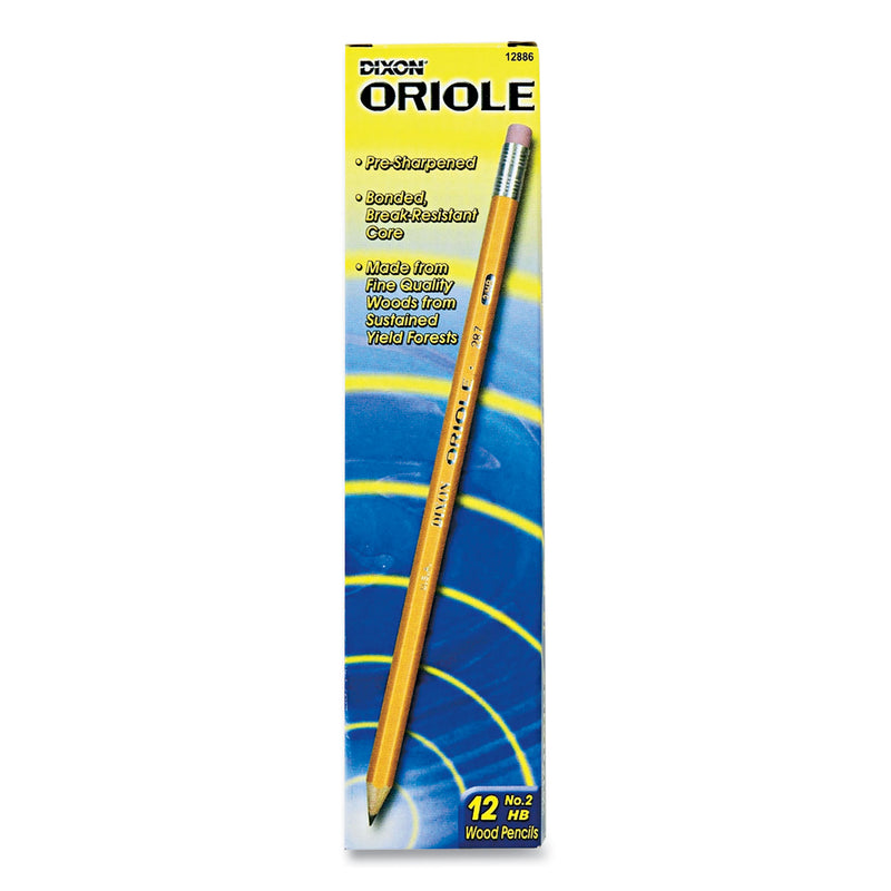 Dixon Oriole Pre-Sharpened Pencil, HB (