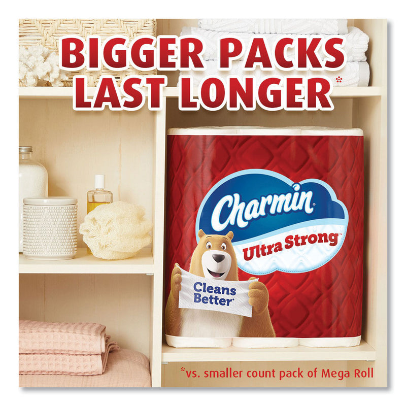 Charmin Ultra Strong Bathroom Tissue, Septic Safe, 2-Ply, White, 264 Sheet/Roll, 4/Pack, 6 Packs/Carton